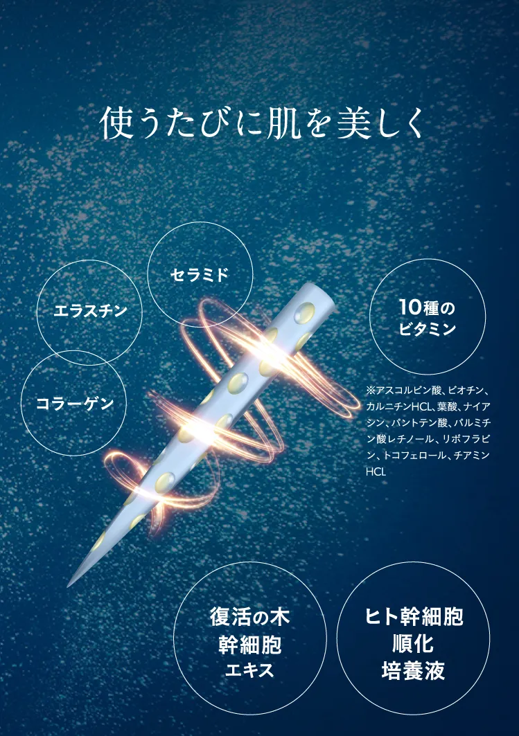 使うたびに肌を美しく