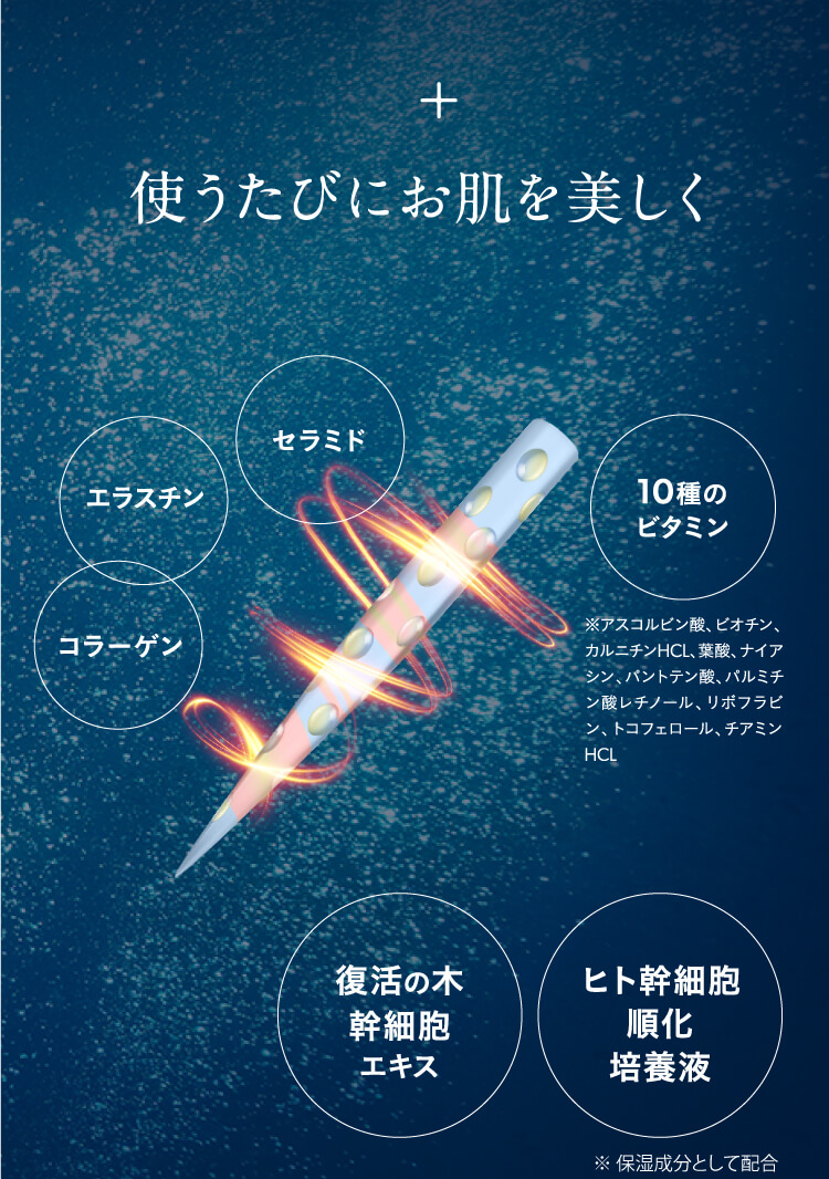 使うたびに肌を美しく