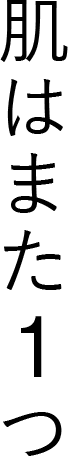 肌はまた1つ